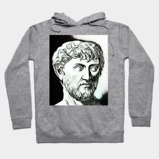 Lucretius Black And White Portrait | Lucretius Artwork 2 Hoodie